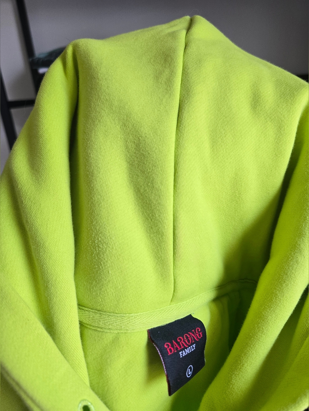 Barong Family Neon Green Hoodie Yellow Claw Amsterdam Festival Merch Unisex L - Picture 12 of 12